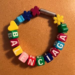 BALENCIAGA TOY BRACELET - MULTICOLOR